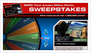 <span>ESPN</span> Sweepstakes Landing Page